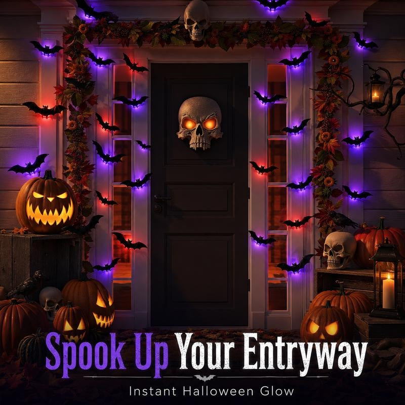 3D LED Halloween Bats