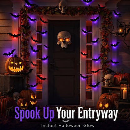 3D LED Halloween Bats