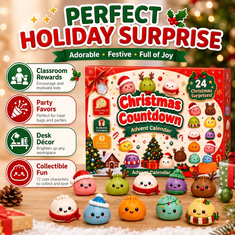 Christmas Squishy Countdown Calendar